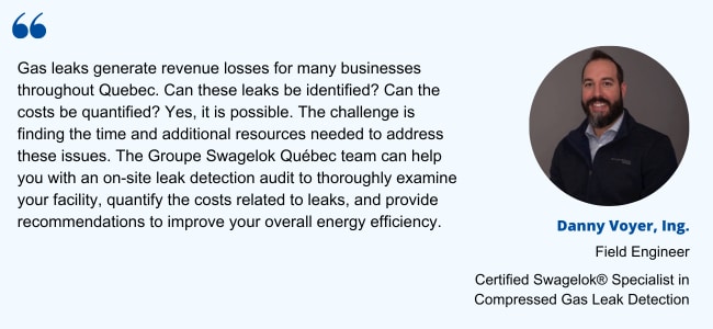 Leak detection | Swagelok Quebec Group | Swagelok